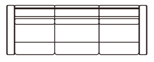 L Arm 1 Seater + R Arm 3 Seater