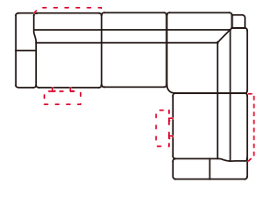 L Arm + 1 Seater + Corner + R Arm