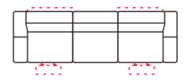 L Arm + 1 Seater + R Arm