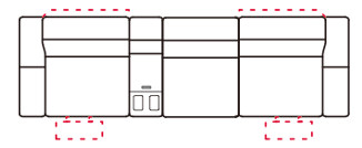 L Arm + Coffee Table + 1 Seater + R Arm