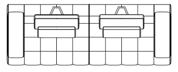L Arm 1.5 Seater + R Arm 1.5 Seater