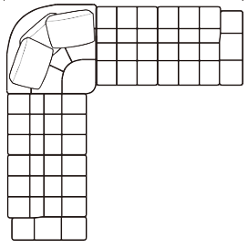 Right Arm + Corner + Left Arm configuration