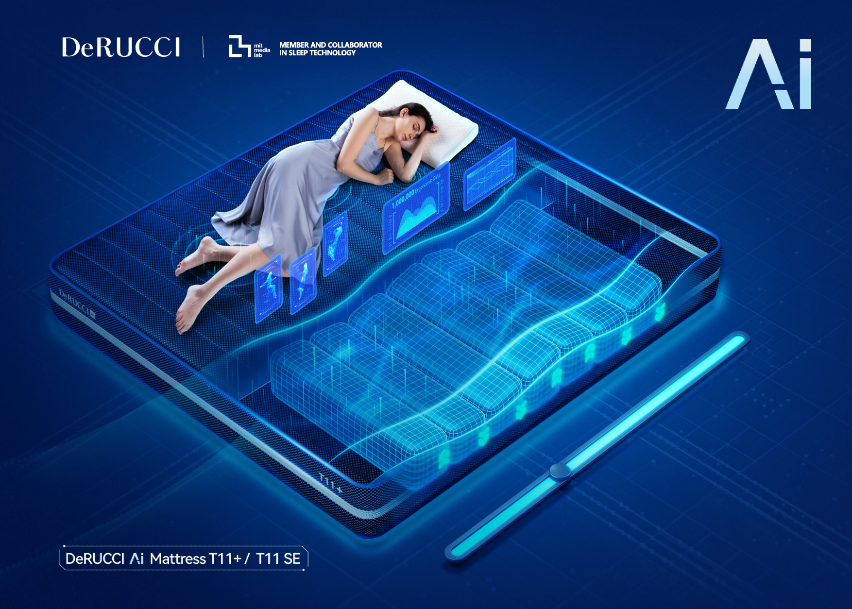DeRUCCI T11+ AI Smart Mattress MOS1-002
